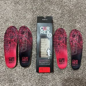 TWO Currex RunPro Low Insoles Size Large